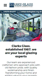 Mobile Screenshot of clarksglass.org.uk